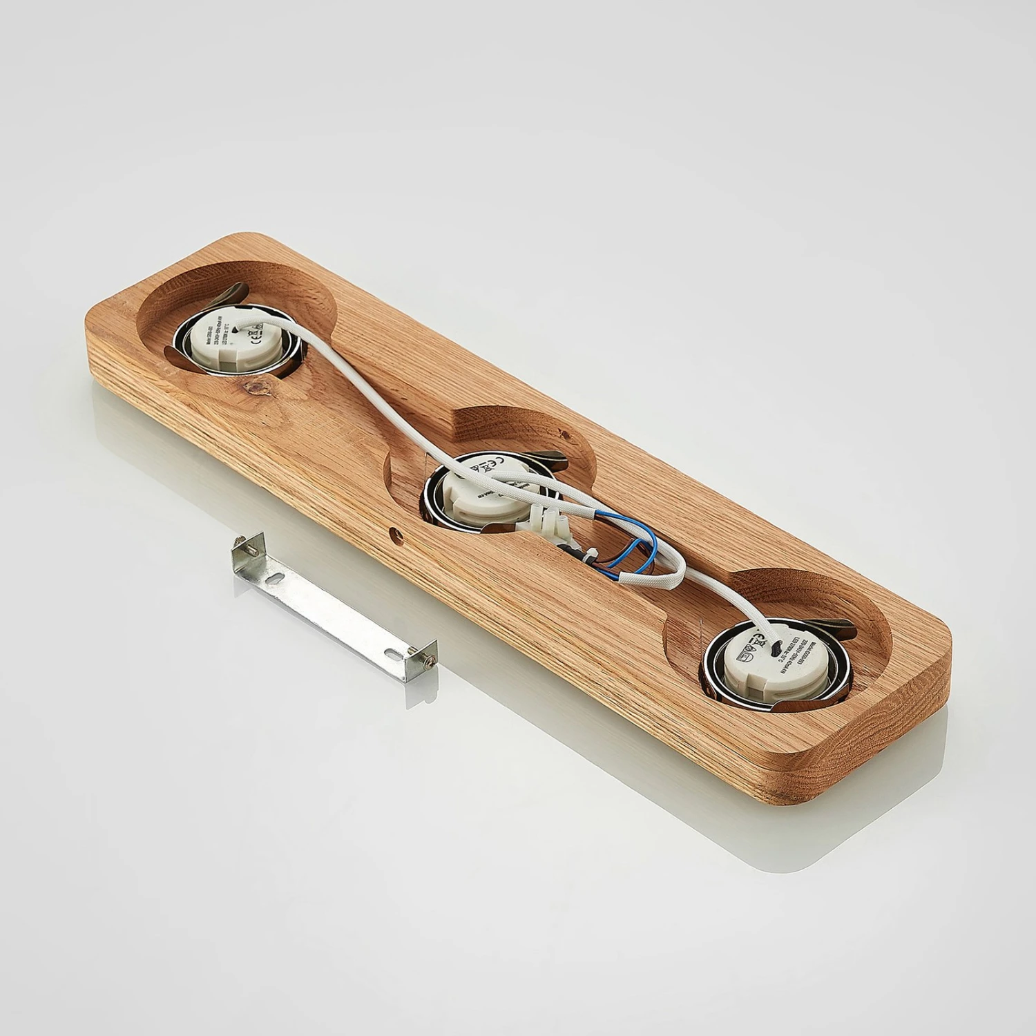 Lindby Mikari LED-Deckenleuchte Aus Holz, 3-fl. 9 Lindby Mikari LED-Deckenleuchte Aus Holz, 3-fl. – Bild 9