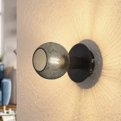 Lindby Zerda Spot, Gitterschirm, Einflammig