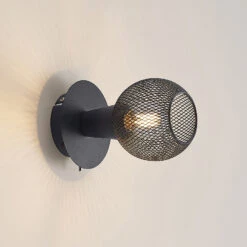 Lindby Zerda Spot, Gitterschirm, Einflammig -Bestes Beleuchtungs Geschäft 9627749 5