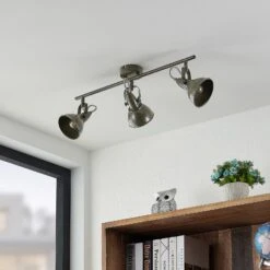 Lindby Julin Strahler, Dreiflammig, Dunkelgrau -Bestes Beleuchtungs Geschäft 9628087 2