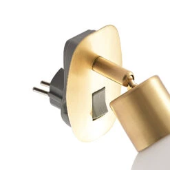 Lindby Lioma Steckdosenleuchte, Neigbar, Messing -Bestes Beleuchtungs Geschäft 9628267 6