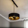 Arcchio Heleni Hängelampe Schiene Schwarzgold 40cm