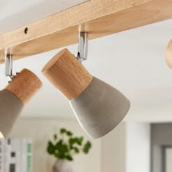 ELC Eletta Deckenstrahler, Beton, Vierflammig 14 ELC Eletta Deckenstrahler, Beton, Vierflammig -Bestes Beleuchtungs Geschäft 9628474 6