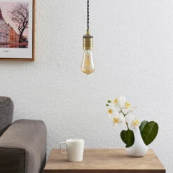 Lindby Gurima Hängeleuchte, Messing Antik 11 Lindby Gurima Hängeleuchte, Messing Antik -Bestes Beleuchtungs Geschäft 9639322 2