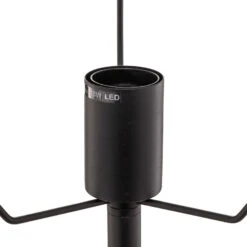 Lucande Aparas Stehlampe, Blattoptik, Schwarz-gold -Bestes Beleuchtungs Geschäft 9639645 8