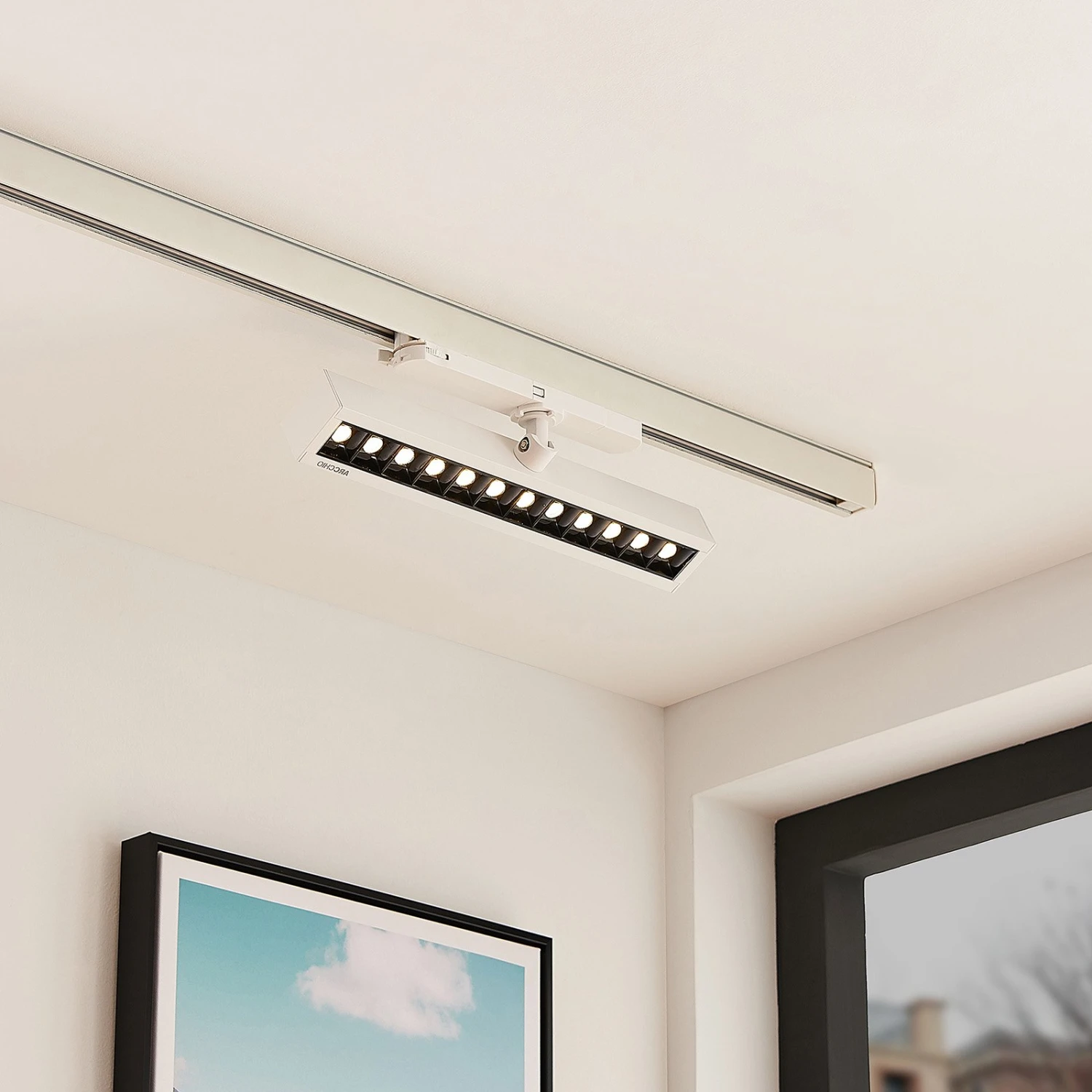 Arcchio Millay LED-Schienenstrahler Weiß 3000K 2 Arcchio Millay LED-Schienenstrahler Weiß 3000K – Bild 2