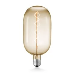 Lucande LED-Lampe E27 T140 4W 2.700K Dimmbar Amber