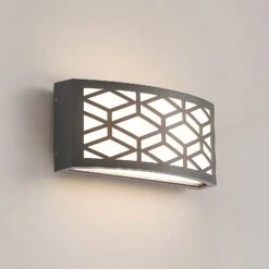 Lindby Jakari LED-Außenwandleuchte, Eckig, Muster 13 Lindby Jakari LED-Außenwandleuchte, Eckig, Muster -Bestes Beleuchtungs Geschäft 9932045 4