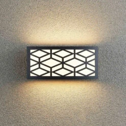 Lindby Jakari LED-Außenwandleuchte, Eckig, Muster 14 Lindby Jakari LED-Außenwandleuchte, Eckig, Muster -Bestes Beleuchtungs Geschäft 9932045 5