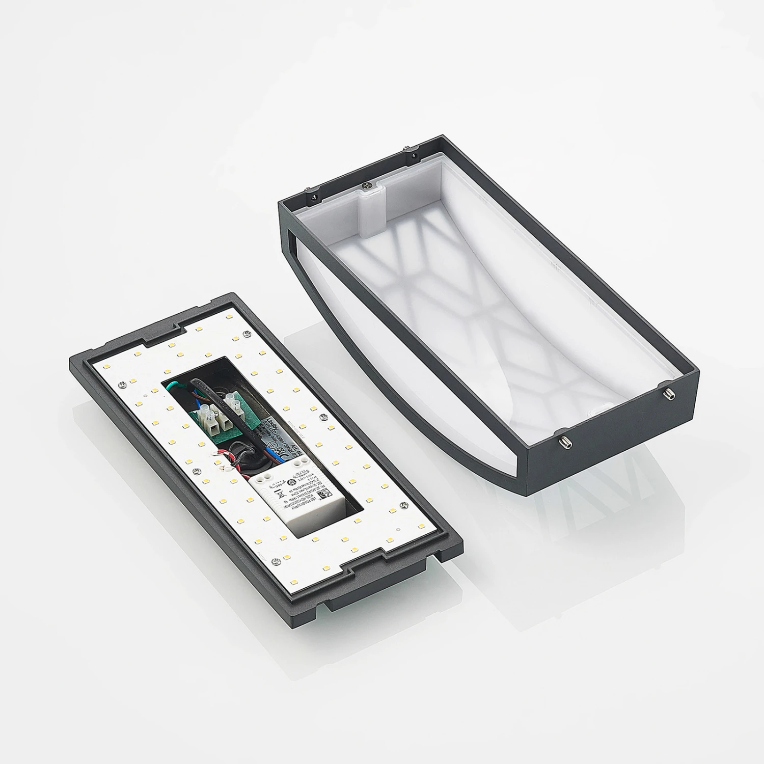 Lindby Jakari LED-Außenwandleuchte, Eckig, Muster 9 Lindby Jakari LED-Außenwandleuchte, Eckig, Muster – Bild 9