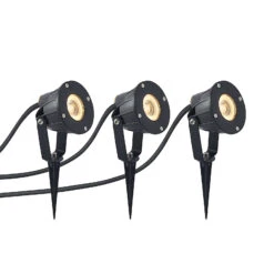 Lindby Irmina LED-Erdspießleuchten-Set, 3 Stück -Bestes Beleuchtungs Geschäft 9934047 5