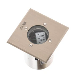 Lindby Ayca Bodeneinbauleuchte, Edelstahl, Eckig -Bestes Beleuchtungs Geschäft 9934083 2