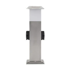 Prios Riksa Sockelleuchte, 2 Steckdosen, Edelstahl -Bestes Beleuchtungs Geschäft 9934114 6