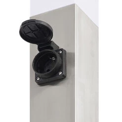 Prios Riksa Sockelleuchte, 2 Steckdosen, Edelstahl -Bestes Beleuchtungs Geschäft 9934114 7