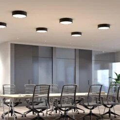 Arcchio Noabelle LED-Deckenlampe, Schwarz, 40 Cm -Bestes Beleuchtungs Geschäft 9939005 1