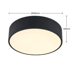 Arcchio Noabelle LED-Deckenlampe, Schwarz, 40 Cm -Bestes Beleuchtungs Geschäft 9939005 4