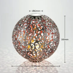 Lindby Eduta Ornament-LED-Solarleuchte Silber-gold -Bestes Beleuchtungs Geschäft 9945352 3