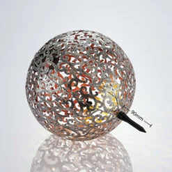 Lindby Eduta Ornament-LED-Solarleuchte Silber-gold -Bestes Beleuchtungs Geschäft 9945352 5