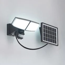 Prios Kalvito LED-Solar-Wandstrahler Sensor, 2-fl. -Bestes Beleuchtungs Geschäft 9945516 4