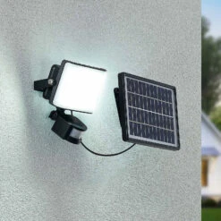 Prios Darini LED-Solar-Wandstrahler Mit Sensor