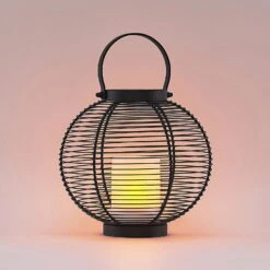 Lindby Mairuna LED-Solar-Laterne, Schwarz, 22,7 Cm 13 Lindby Mairuna LED-Solar-Laterne, Schwarz, 22,7 Cm -Bestes Beleuchtungs Geschäft 9945543 4