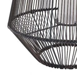 Lindby Kaati LED-Solar-Laterne, Rattanoptik, 37 Cm -Bestes Beleuchtungs Geschäft 9945546 6