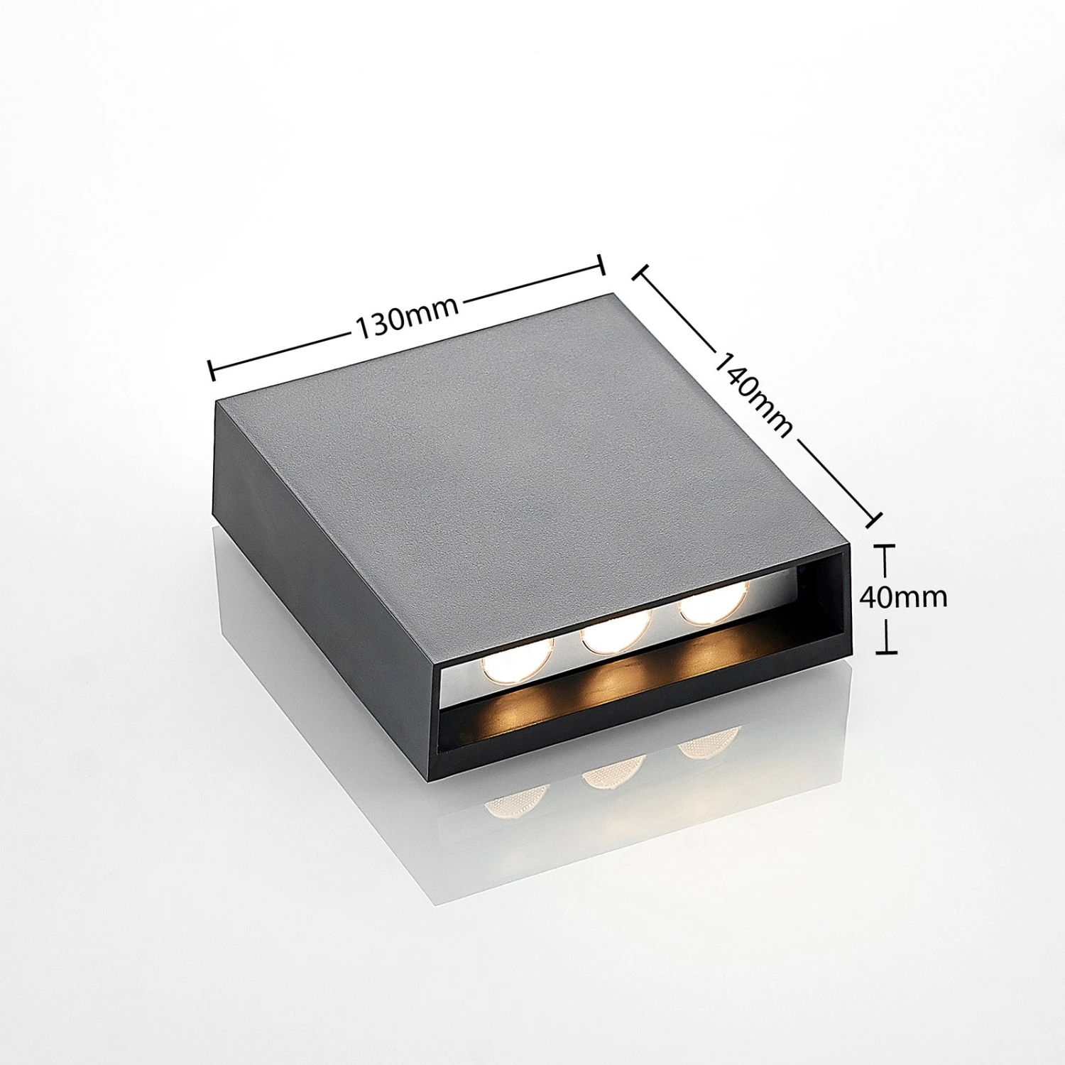 Lindby Ugar LED-Außenwandleuchte, 13 Cm Up/down 4 Lindby Ugar LED-Außenwandleuchte, 13 Cm Up/down – Bild 4