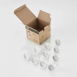 ELC LED-Reflektor GU10 5W 10er-Pack 4.000K 120° -Bestes Beleuchtungs Geschäft 9950881 8