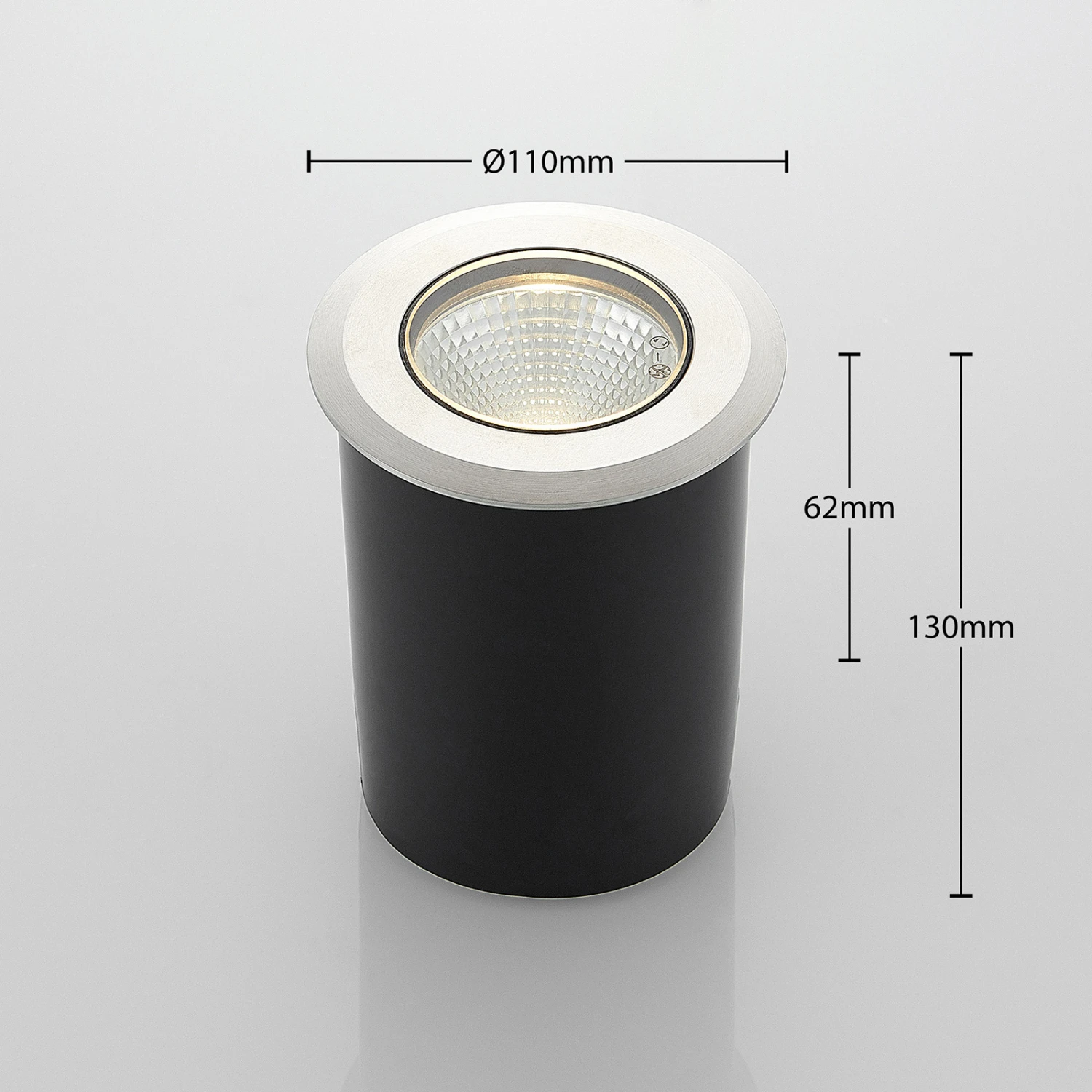 Lucande LED-Edelstahl-Bodeneinbauleuchte Sulea IP67 Rund 4 Lucande LED-Edelstahl-Bodeneinbauleuchte Sulea IP67 Rund – Bild 4